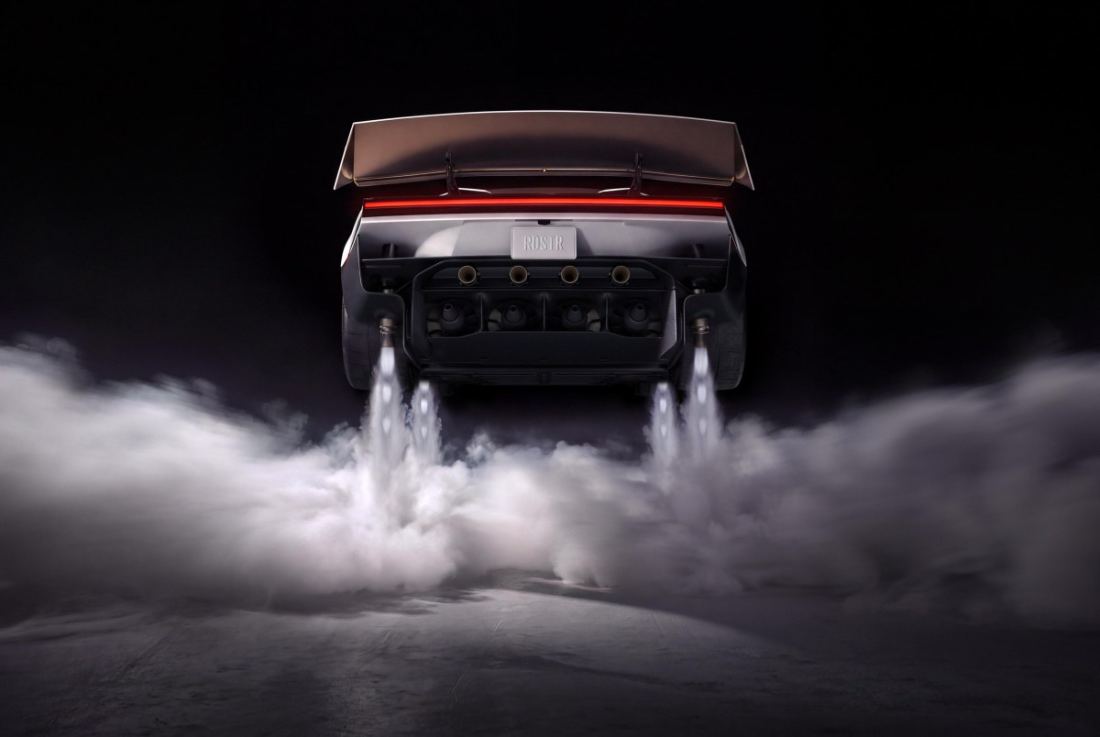 Tesla Roadster Voa e Acelera